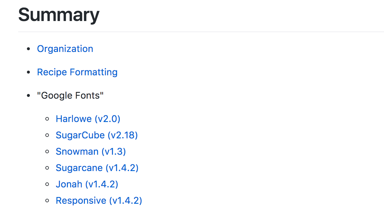 Twine Cookbook